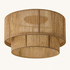 Luminaire de plafond Duna vu de trois quarts