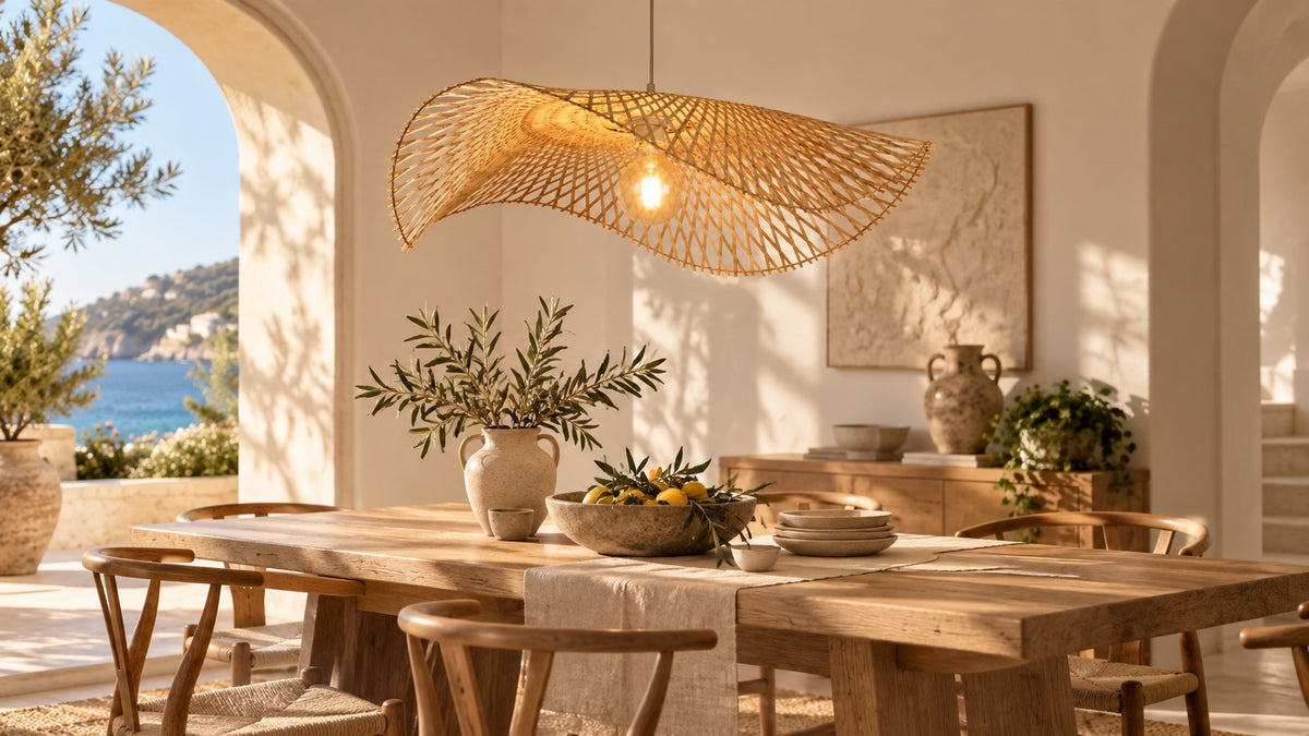 Suspension Alba dans un intérieur naturel et lumineux