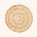 Décoration murale Sehseh en sisal, disque de 85 cm à cercles concentriques