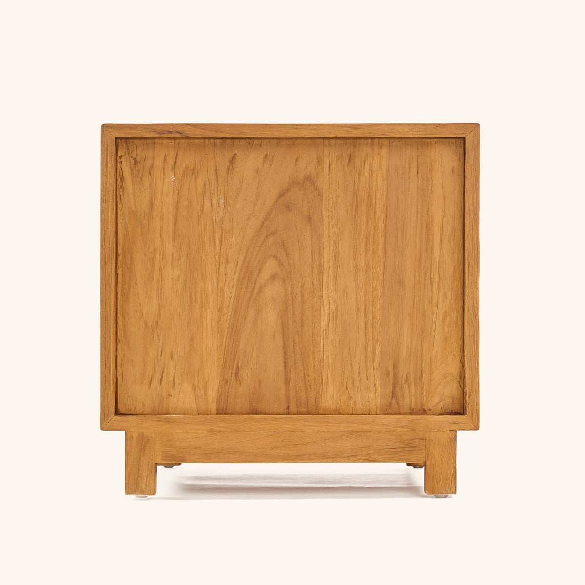 Côté de la table de chevet Harmony en teck